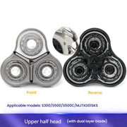 For Xiaomi Mijia S300 / S500 / S500C / MJTXD01SKS Electric Shaver Blade Head Replace Accessories, Style: Upper Half Head ( With Dual Layer Blade )