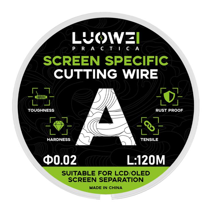 LUOWEI 120M Cell Phone LCD Screen Separation Line High Hardness Cutting Diamond Wire, Spec: A 0.02mm - free shipping - PMC Jewellery - Order now!