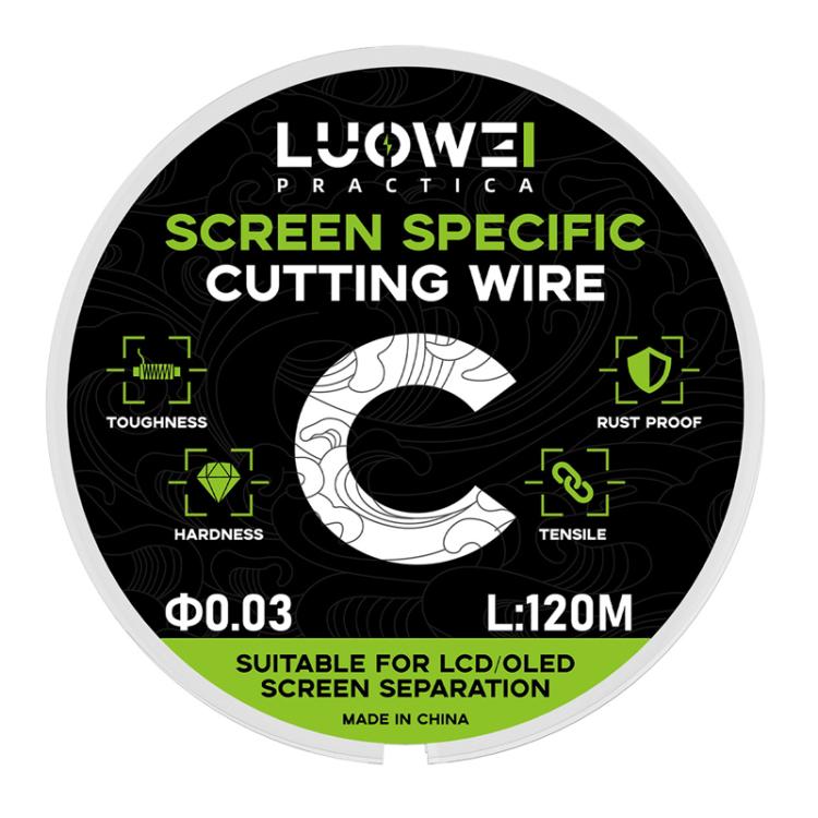 LUOWEI 120M Cell Phone LCD Screen Separation Line High Hardness Cutting Diamond Wire, Spec: C 0.03mm - free shipping - PMC Jewellery - Order now!
