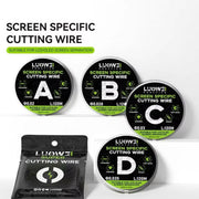 LUOWEI 120M Cell Phone LCD Screen Separation Line High Hardness Cutting Diamond Wire, Spec: D 0.035mm