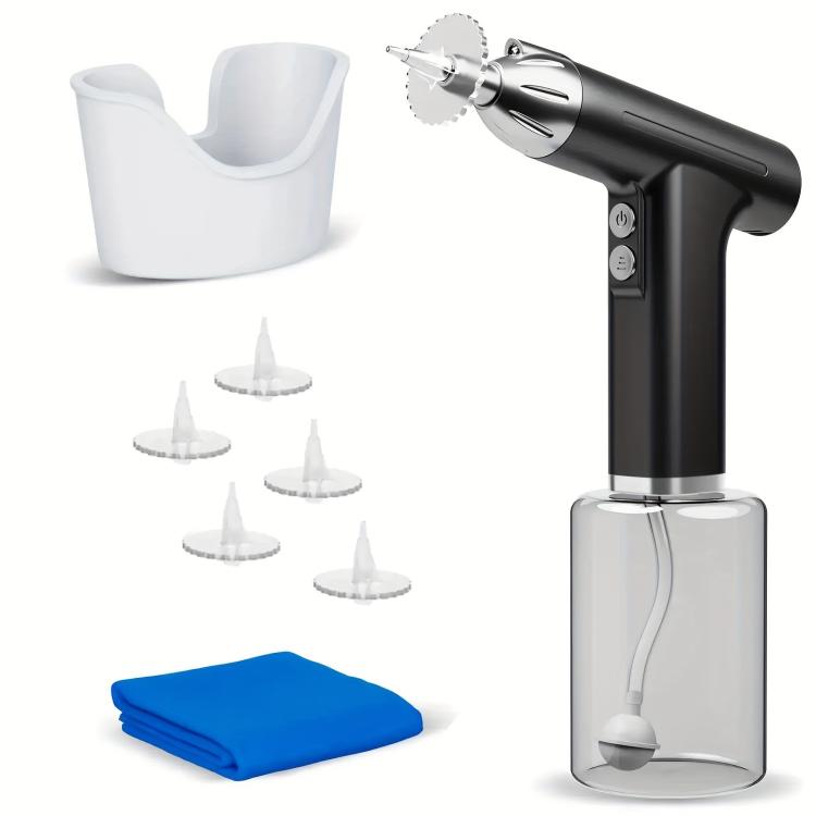 LED Light Low-noise and High-endurance Ear Cleaner Rechargeable Earwax Remover(Black) - free shipping - PMC TechLife - Order now!