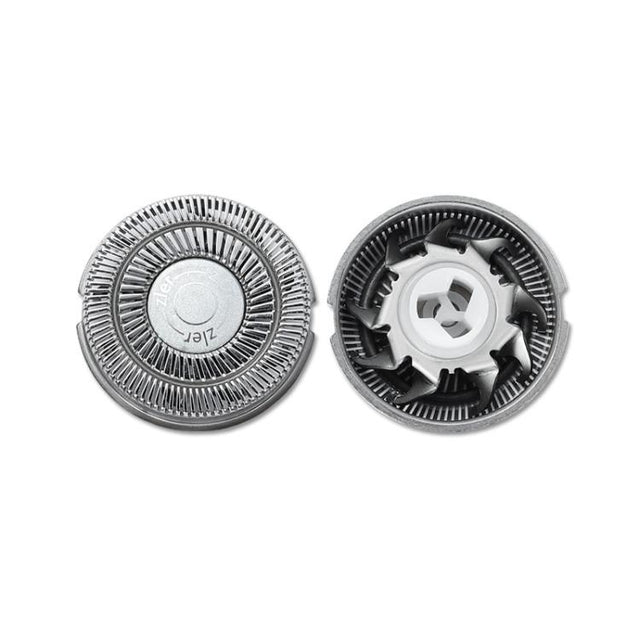 For FLYCO Shaving Razor FS890 891 892 FS893 Replacement Blade Head Accessories, Style: 2pcs Blades+Nets