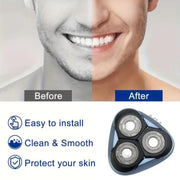 For FLYCO FS312/313 Whole Head Shaving Razor Blade Head Accessories Replacement Parts