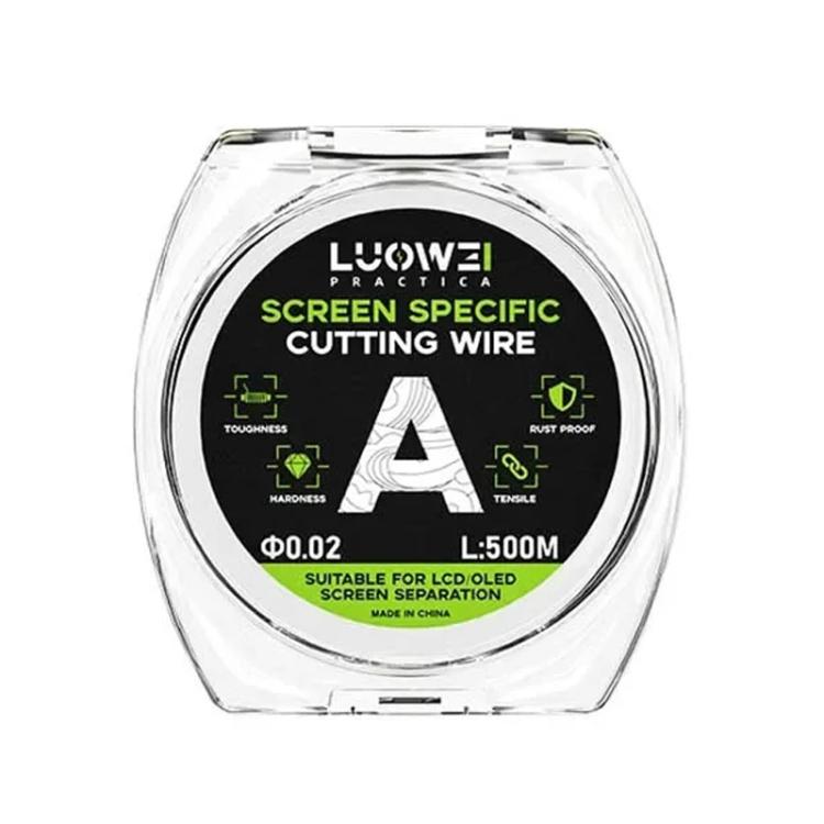 LUOWEI 500M Steel Wire Cell Phone Screen Separation Wire Cutting Wire, Spec: A 0.02mm - free shipping - PMC Jewellery - Order now!