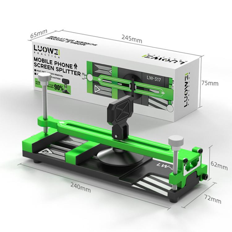 LUOWEI LW-317 Heat-free Screen Repair Assembly Separation Suction Cup Removal Removal Screen Camera Fixture