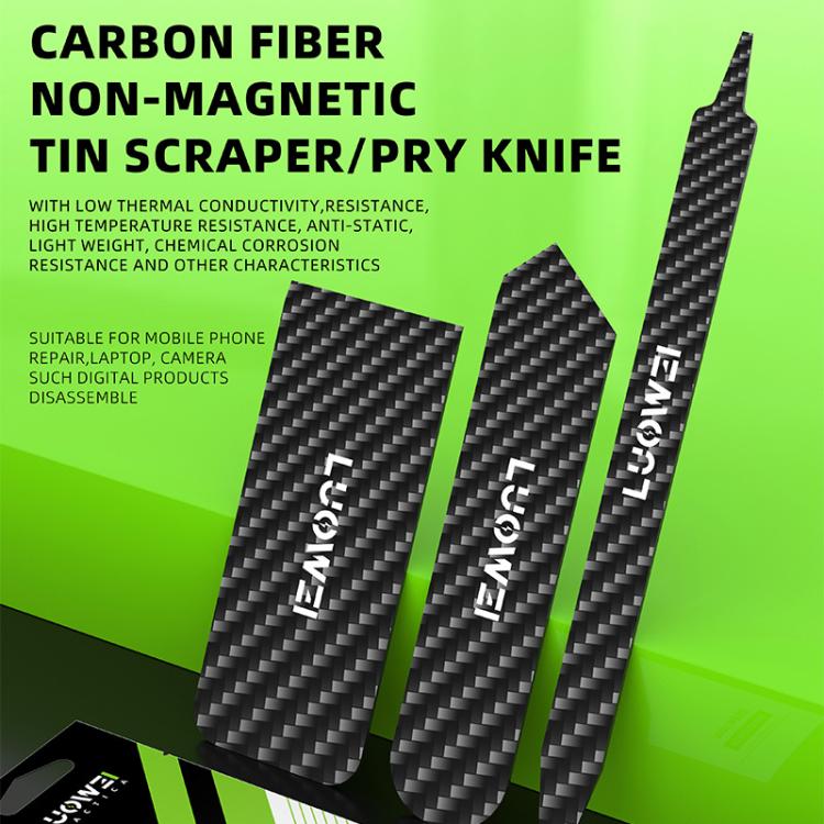 LUOWEI 3pcs /Set Carbon Fiber Plastic Pry Stick Anti-static Multi-purpose Disassembly Bar - free shipping - PMC TechLife - Order now!