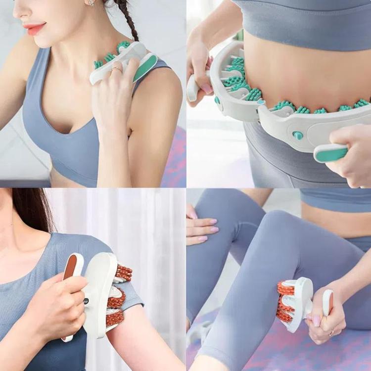 KEDU Leg Roller Massager Slimming Leg Roller Inner Thigh Calf Muscle Relaxation Trainer Manual Massager(Brick Red) - free shipping - PMC Jewellery - Order now!