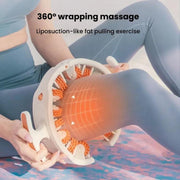 KEDU Leg Roller Massager Slimming Leg Roller Inner Thigh Calf Muscle Relaxation Trainer Manual Massager(Brick Red)