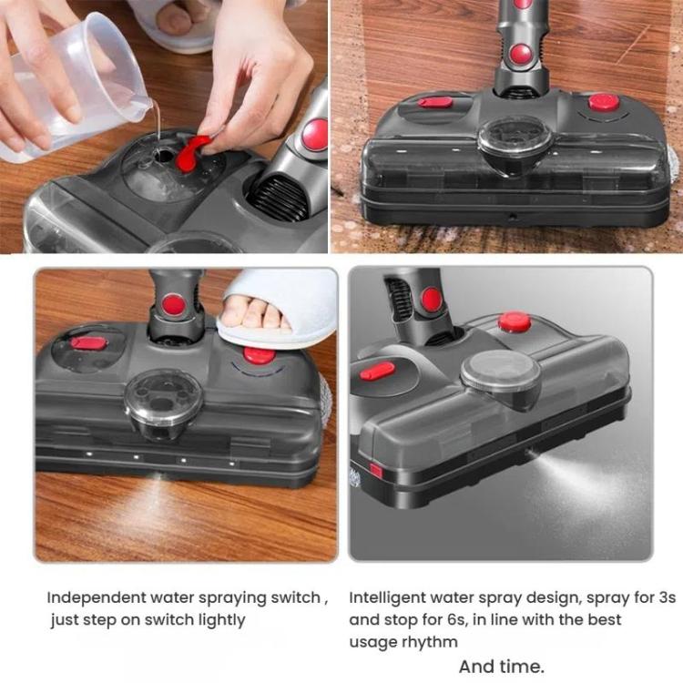 For Dyson V12 Slim / V10 Slim 4-In-1 Electric Mop Head With UV Sterilizer Light And Water Tank