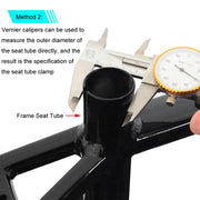 Mountain Road Bicycle Aluminum Locking Seatpost Clamps Seatpost Clamp Ring Fittings(34.9mm Red)