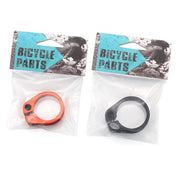 Mountain Road Bicycle Aluminum Locking Seatpost Clamps Seatpost Clamp Ring Fittings(34.9mm Red)