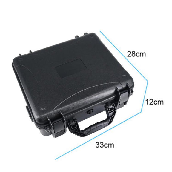 For DJI Air 3 Portable Water-resistant and Shockproof Drone Storage Box Safety Explosion-proof Box(Black)