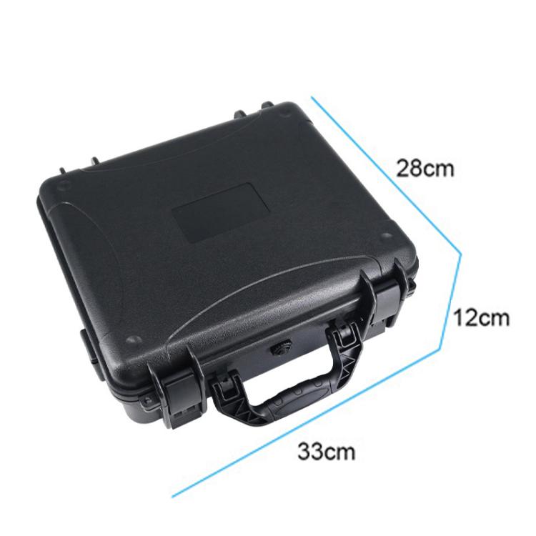 For DJI Air 3 Portable Water-resistant and Shockproof Drone Storage Box Safety Explosion-proof Box(Black)