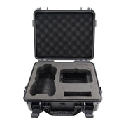 For DJI Air 3 Portable Water-resistant and Shockproof Drone Storage Box Safety Explosion-proof Box(Black)