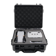 For DJI Air 3 Portable Water-resistant and Shockproof Drone Storage Box Safety Explosion-proof Box(Black)