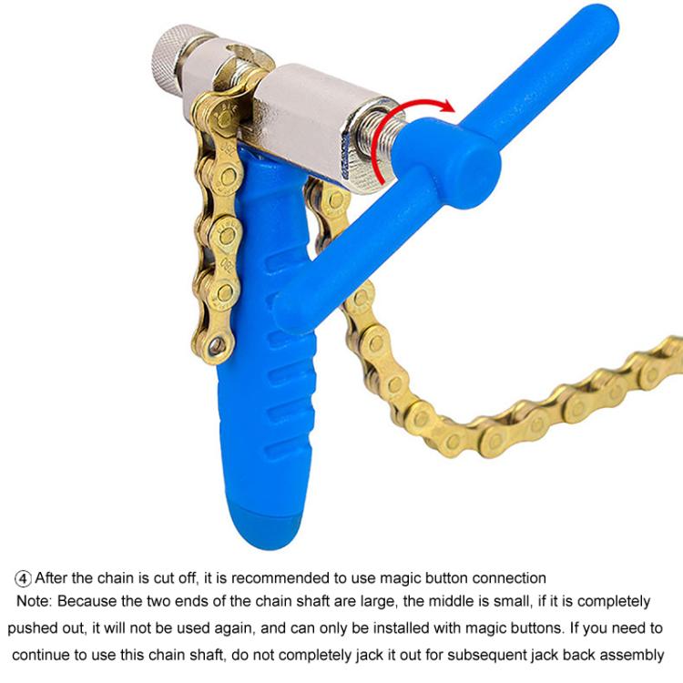Mountain Bicycle Chain Cutter Steel Chain Release Tool(Blue) - Maintenance tools by PMc TechLife | Online Shopping South Africa | PMc TechLife | Buy Now Pay Later Mobicred