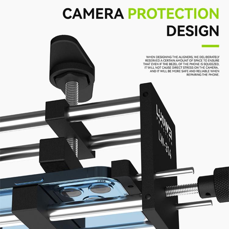 LUOWEI LW-314 Aluminum Alloy Center Frame Corrector Cell Phone Center Frame Deformation Bending Repair Tool - free shipping - PMC TechLife - Order now!