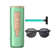 Sapphire Ice Sense Painless Laser Hair Remover Intense Pulse Ice Hair Removal Device, Style: Crystal Green FY-507AL(UK Plug)