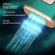 Sapphire Ice Sense Painless Laser Hair Remover Intense Pulse Ice Hair Removal Device, Style: Dark Green FY-509AG(EU Plug)