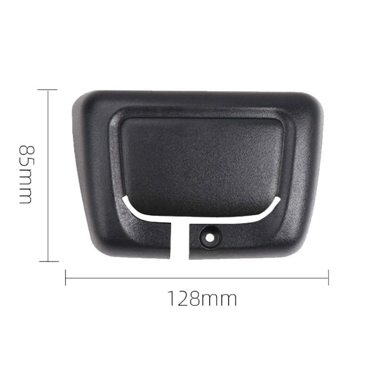 For 2012-2015 Mercedes-Benz ML / GL-Class W166 Car Rear Seat Belt Cover Guides 1669213800(Black)