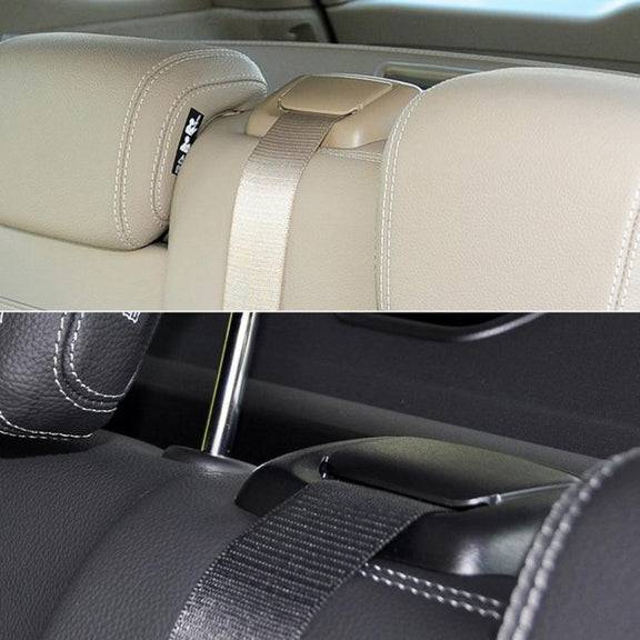 For 2012-2015 Mercedes-Benz ML / GL-Class W166 Car Rear Seat Belt Cover Guides 1669213800(Black)