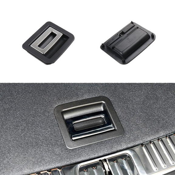 For 2010-2016 Porsche Cayenne / Paramera Car Boot Carpet Buckle Trunk Puller 95855111500, Style: Metal Model Black