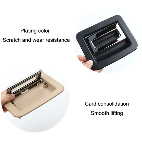 For 2010-2016 Porsche Cayenne / Paramera Car Boot Carpet Buckle Trunk Puller 95855111500, Style: Metal Model Black