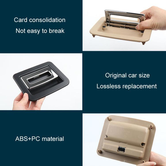 For 2010-2016 Porsche Cayenne / Paramera Car Boot Carpet Buckle Trunk Puller 95855111500, Style: Plastic Model Black