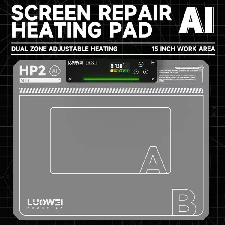 LUOWEI HP2 Screen Heating Table Constant Temperature Screen Removal Treasure Phone Tablet Screen Changing Removal Heating Separation US Plug - free shipping - PMC TechLife - Order now!