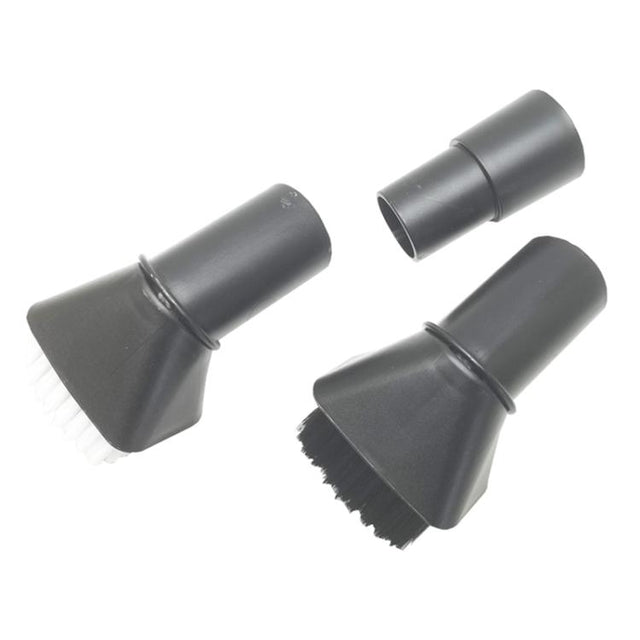 For Karcher / Miele / Bosch / Philips Vacuum Cleaner 32mm Soft Brush Nozzle 2.863-221.0, Style: Black+White+3532 Adaptor