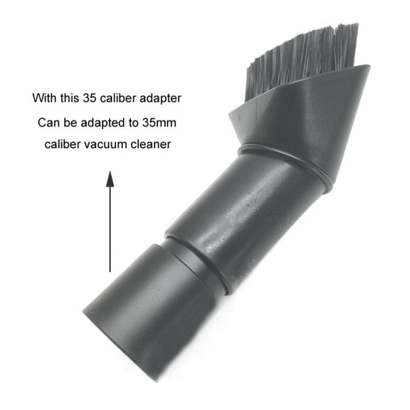 For Karcher / Miele / Bosch / Philips Vacuum Cleaner 32mm Soft Brush Nozzle 2.863-221.0, Style: Black+White
