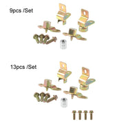 Car Tailgate Hinge Set With Screw Socket Wrench For Chevrolet, Specifications: 13pcs /Set