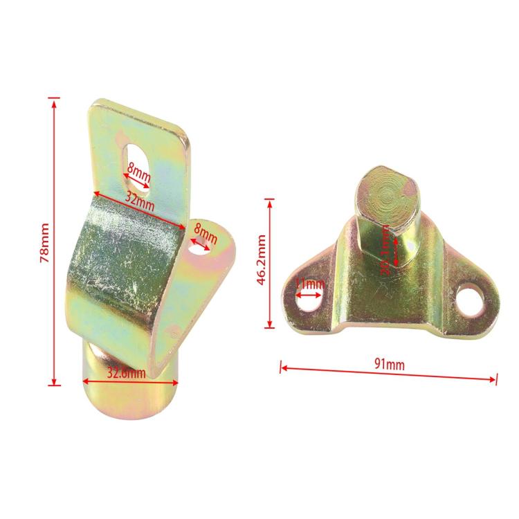Car Tailgate Hinge Set With Screw Socket Wrench For Chevrolet, Specifications: 9pcs /Set - Others by PMc TechLife | Online Shopping South Africa | PMc TechLife | Buy Now Pay Later Mobicred