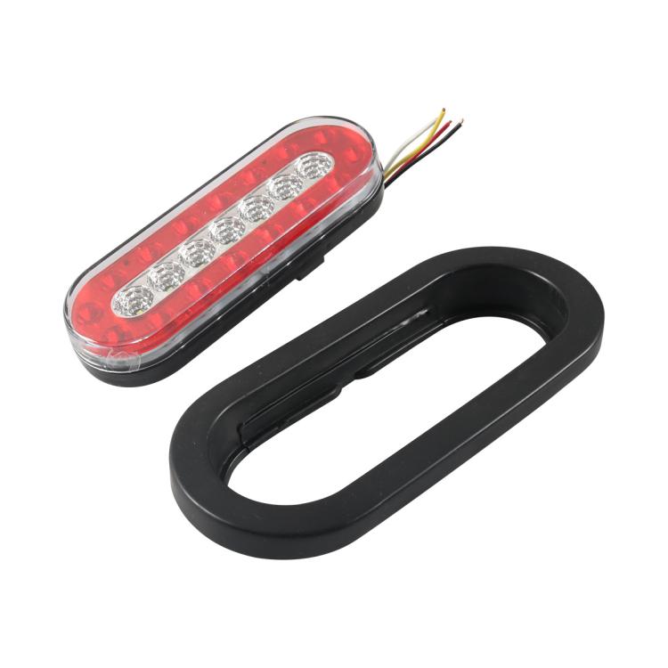 6 Inch Trailer Taillight 12V Multi-function RV Width Light, Specifications: 2pcs+Heat Shrink Tube - Warning Lights by PMc TechLife | Online Shopping South Africa | PMc TechLife | Buy Now Pay Later Mobicred