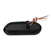 6 Inch Trailer Taillight 12V Multi-function RV Width Light, Specifications: 2pcs+Heat Shrink Tube