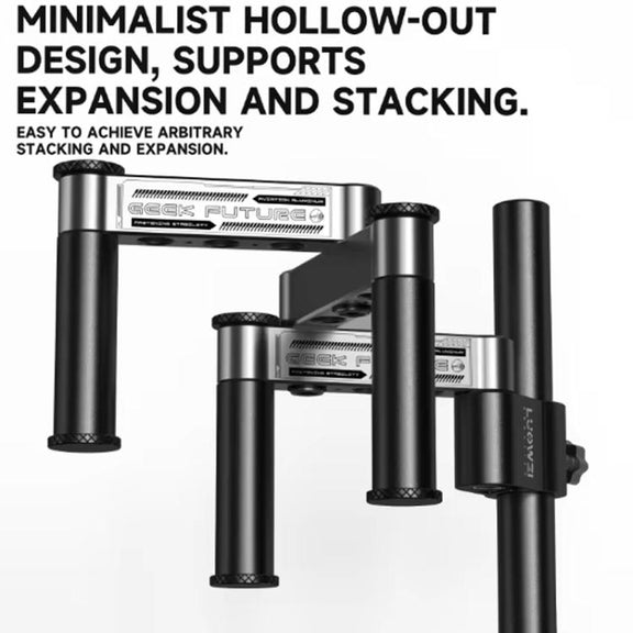 LUOWEI GK01 Short Arm 32mm Microscope Swing Arm Metal Universal Lifting and Stacking 360 Degree Single Arm Fixed Repair and Inspection Stand