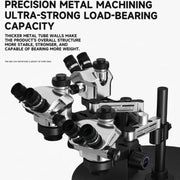 LUOWEI GK01 Short Arm 32mm Microscope Swing Arm Metal Universal Lifting and Stacking 360 Degree Single Arm Fixed Repair and Inspection Stand