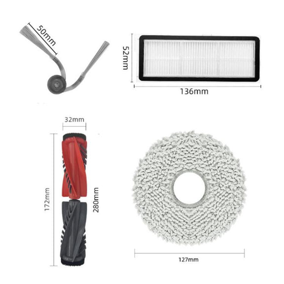 2pcs Dust Bag For Roborock P20 Pro Robotic Vacuum Cleaner Accessories
