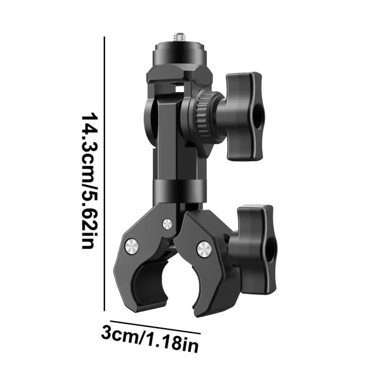 Camera Clip Motorcycle Bicycle Handlebar Crab Clamp For Sports Camera With Adapter