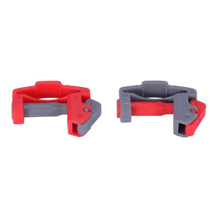 For Dyson V6 / V7 / V8 / V10 / V11 / V12 / V15 Vacuum Cleaner Switch Carabiner Holder(B Model Gray Body Red Key)