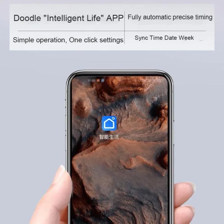 Wifi App Control LED Digital Wall Clock With RGB Light Multi-Functional Alarm Clock(Black Shell Black Surface) - free shipping - PMc TechLife - Order now!