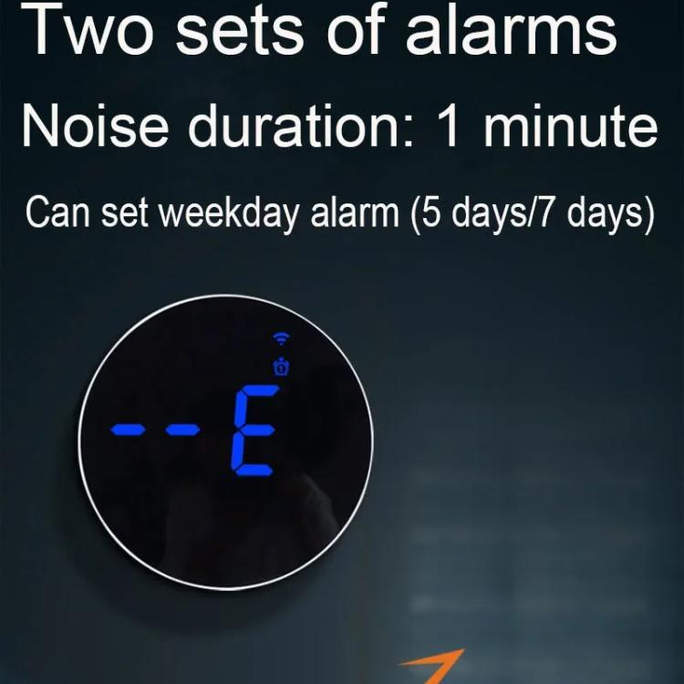 Wifi App Control LED Digital Wall Clock With RGB Light Multi-Functional Alarm Clock(Black Shell Black Surface) - free shipping - PMc TechLife - Order now!