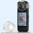 For Insta360 X4 HEPAIL AC37 Lens Anti-fog Snap-on Protective Mirror Front and Rear Lens Protectors - free shipping - PMC TechLife - Order now!