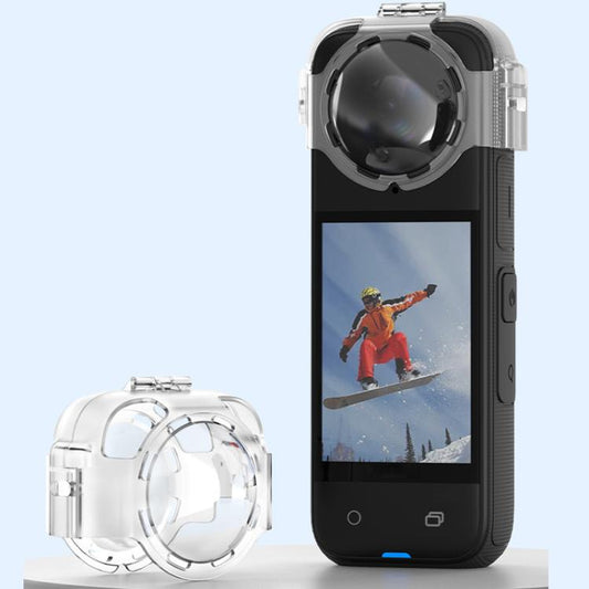 For Insta360 X4 HEPAIL AC37 Lens Anti-fog Snap-on Protective Mirror Front and Rear Lens Protectors - free shipping - PMC Jewellery - Order now!
