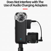 For Insta360 X4 HEPAIL AC37 Lens Anti-fog Snap-on Protective Mirror Front and Rear Lens Protectors