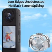 For Insta360 X4 HEPAIL AC37 Lens Anti-fog Snap-on Protective Mirror Front and Rear Lens Protectors
