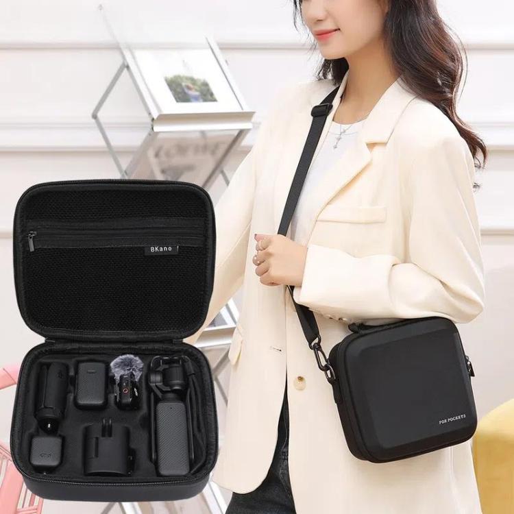 BKANO For DJI Osmo Pocket 3 Storage Bag All-in-One Kit Organizer Portable Backpack Case(Black) - free shipping - PMC Jewellery - Order now!
