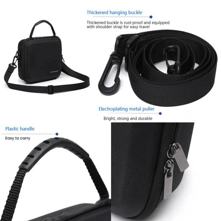 BKANO For DJI Osmo Pocket 3 Storage Bag All-in-One Kit Organizer Portable Backpack Case(Black) - free shipping - PMC TechLife - Order now!