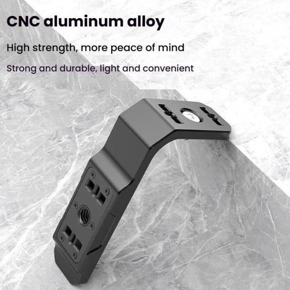 For Insta360 X4 / X3 HEPAIL AC56 Vertical Horizontal Magnetic Metal Bracket