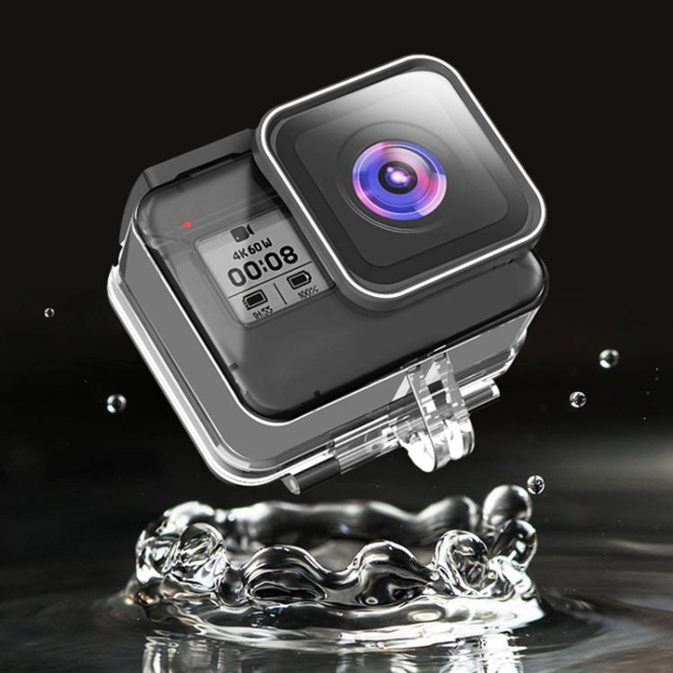 TELESIN For GoPro HERO8 Black 50m Waterproof Protective Case Diving Case Sports Camera Accessories(Transparent) - free shipping - PMC TechLife - Order now!